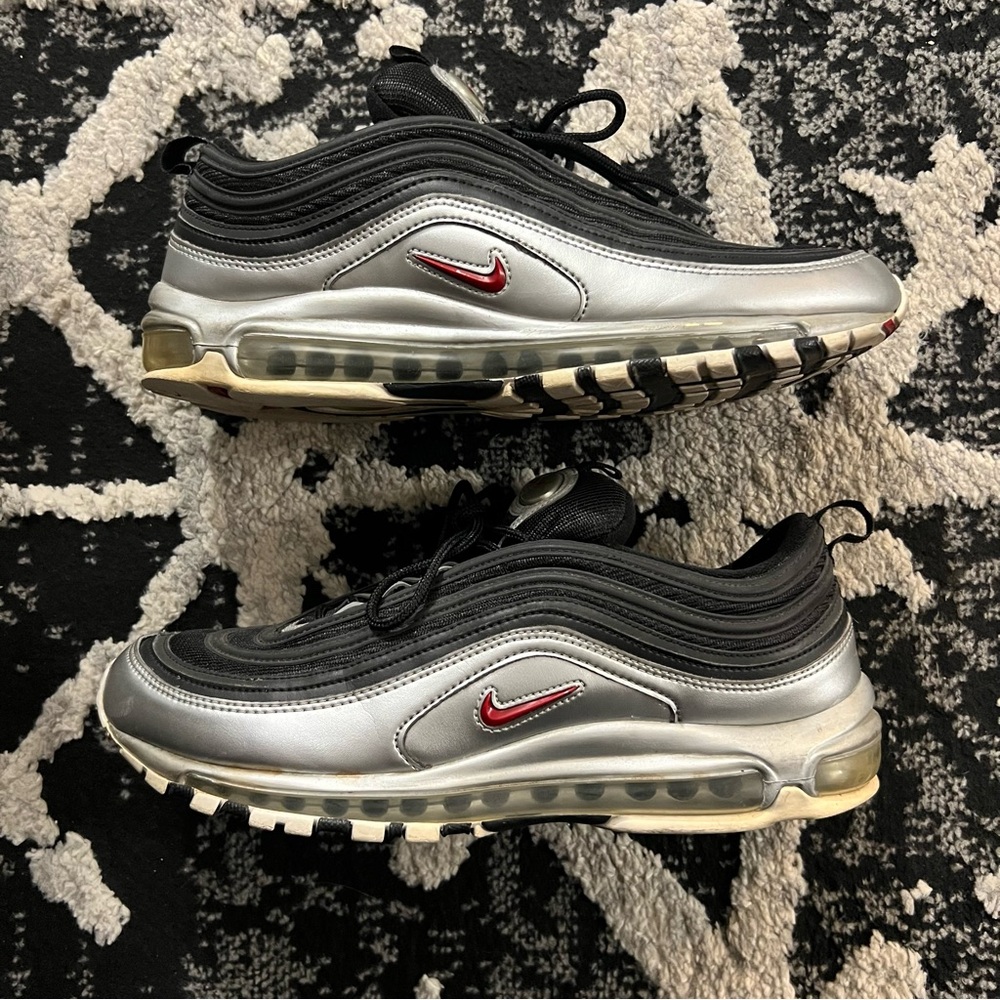 Nike Air Max 97 OG QS Size 12 Silver Bullet AT5458-001